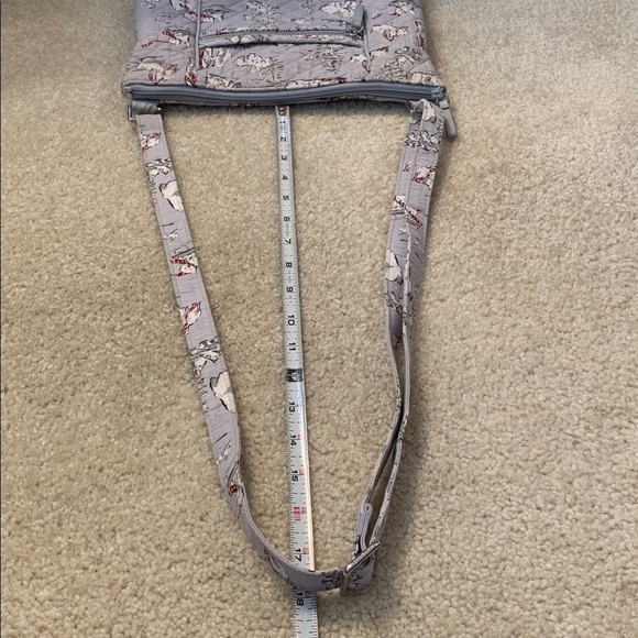 Vera Bradley Quilted Gray Crossbody Bag with Polar Bear Print - Picture 8 of 15